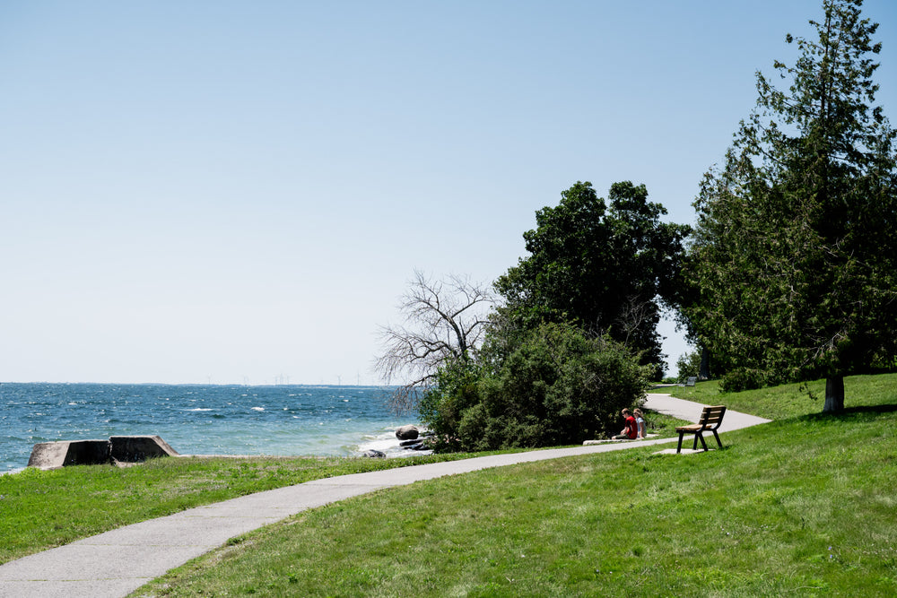The Waterfront Trail from Lake Ontario Park